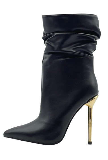 Wholesaler Stephan Paris - Pleated stiletto heel boots