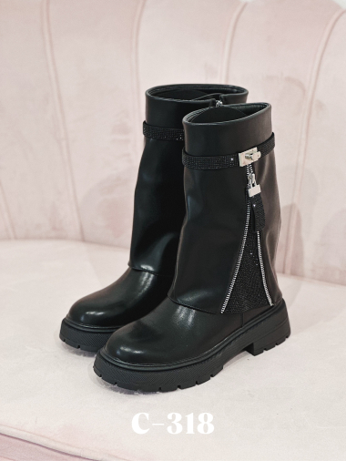 Wholesaler Stephan - Rhinestone ankle boots