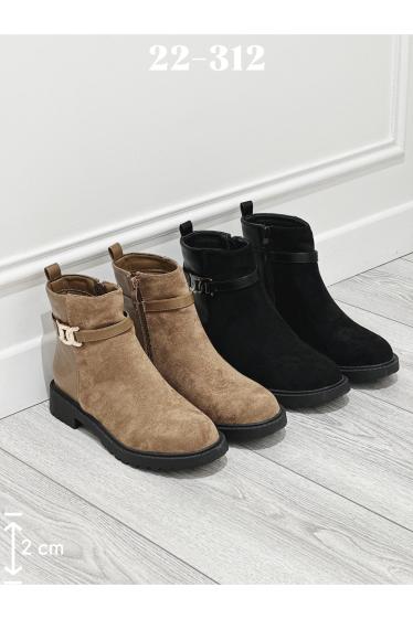 Wholesaler Stephan - Faux suede Chelsea boots