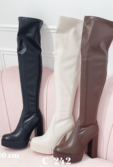 Wholesaler Stephan Paris - Platform thigh high boots