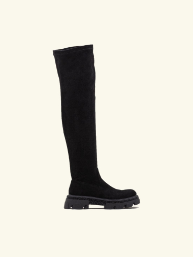 Wholesaler Stephan - Rhinestone Thigh High Boots