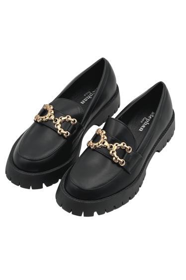 Wholesaler Stephan - Moccasin with chain buckles