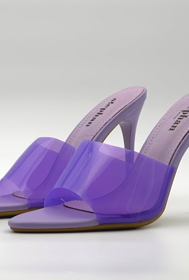 Wholesaler Stephan Paris - Pointed PVC mules