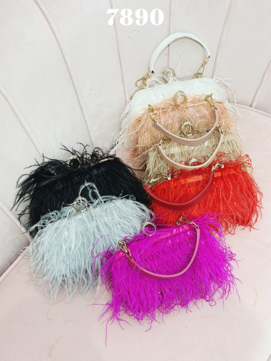 Wholesaler Stephan Paris - Feather handbag