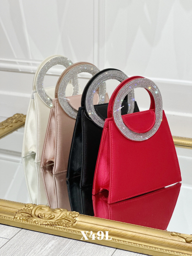 Wholesaler Stephan Paris - Satin colored handbag