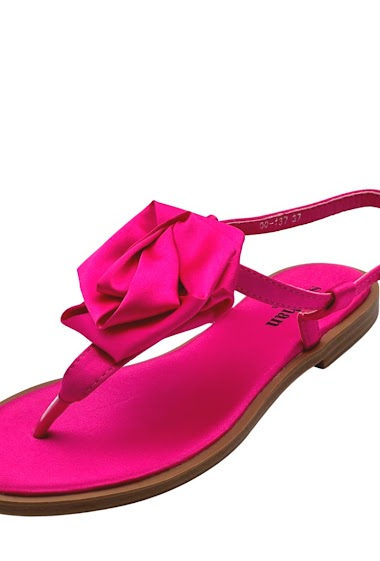 Wholesaler Stephan Paris - Flat flower sandal