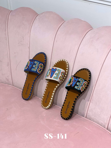 Wholesaler Stephan Paris - Beaded beach sandals