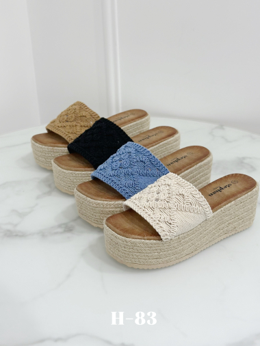 Wholesaler Stephan Paris - Wedge espadrille sandals