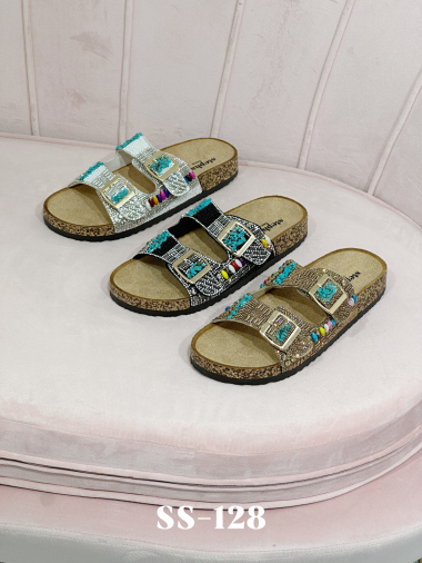 Wholesaler Stephan Paris - Ethnic cork sandals