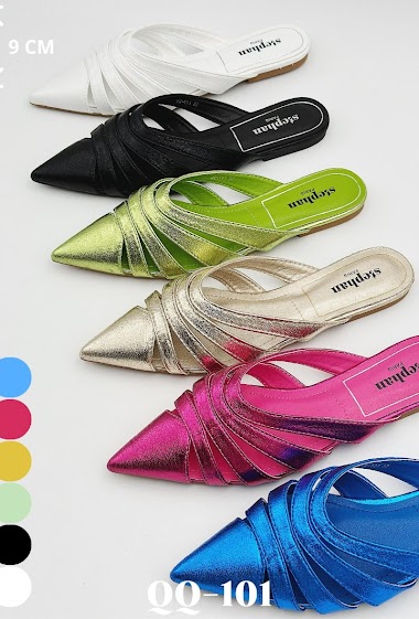 Wholesaler Stephan Paris - Pointed flat sandals
