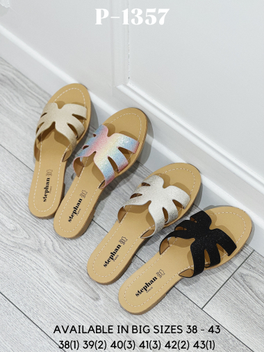 Wholesaler Stephan - Glittery flat sandals