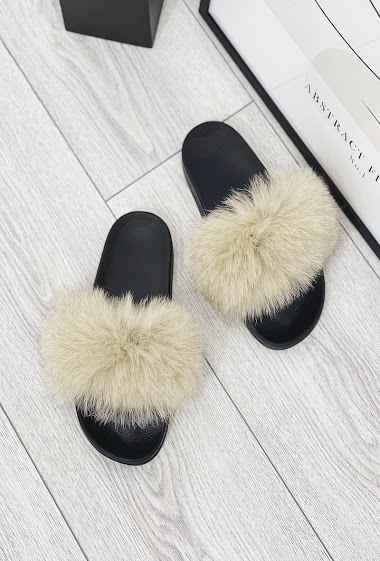 Wholesaler Stephan - Real fur sliders