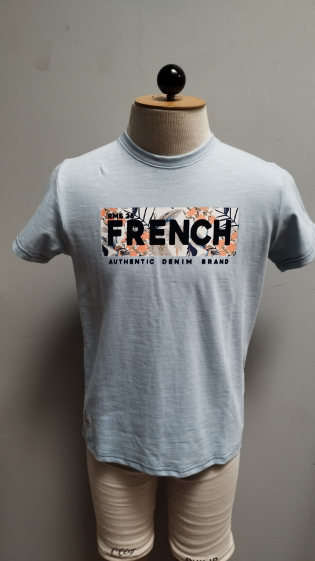 Großhändler STONE LEGEND - Französisches Blumen-T-Shirt