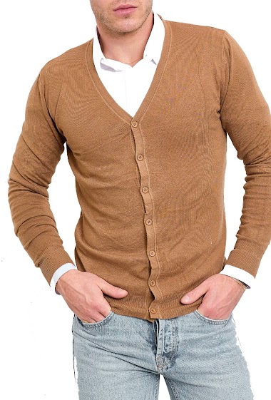 Wholesaler SUBLIMINAL MODE - Subliminal Mode Buttoned V-neck Men's Vest
