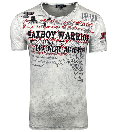 Großhändler SUBLIMINAL MODE - Subliminal Mode – T-Shirt, bedruckt mit mehreren Hölzern, bedruckt und aus Baumwolle