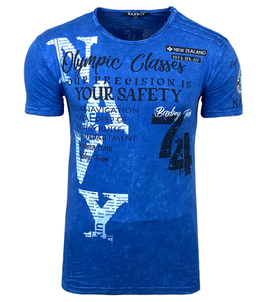 Großhändler SUBLIMINAL MODE - Subliminal Mode – T-Shirt, bedruckt mit mehreren Hölzern, bedruckt und aus Baumwolle