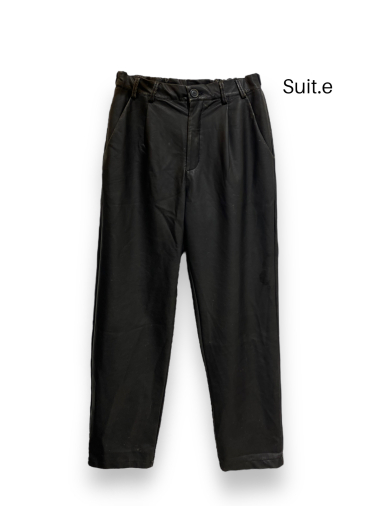 Wholesaler Suit.e - “Distressed leather” pants