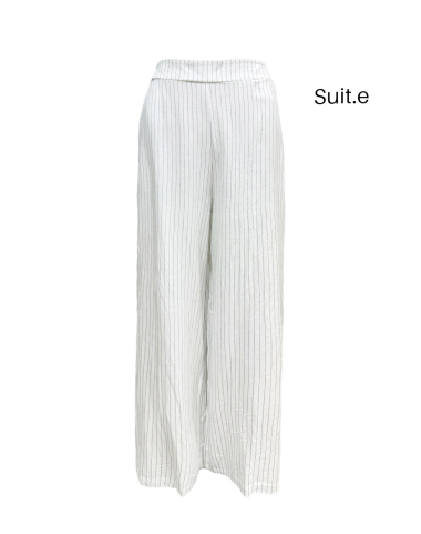Grossiste Suit.e - Pantalon Rayé Lin