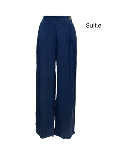 Grossiste Suit.e - Pantalon Coton Lin mélangé