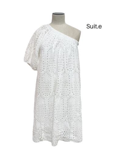 Großhändler Suit.e - Kleid mit schlichten Ärmeln
