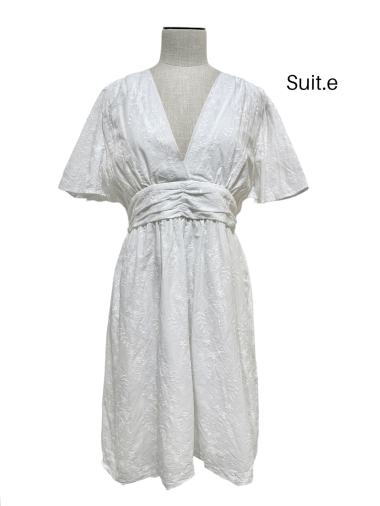 Grossiste Suit.e - Robe Broderie Anglaise