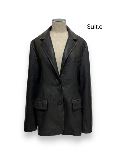 Wholesaler Suit.e - “Distressed Leather” Jacket