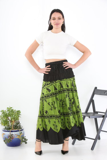 Wholesaler Sumel - Women's Skirt Large Floral Rosette Summer collection 2024 Ref-1001.