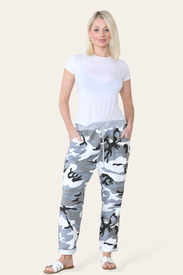 Grossiste Sumel - Pantalon de trekking, pantalon imprimé camouflage, pantalon de sports