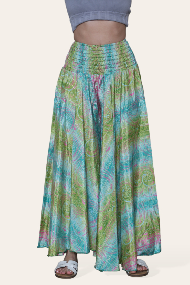 Wholesaler Sumel - Bohemian paisley print high waist pants Collection AM-205G-P5