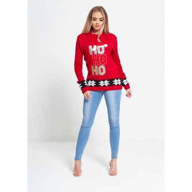 Wholesaler Sumel - Christmas sweater women hohoho 2023 ethoho_23