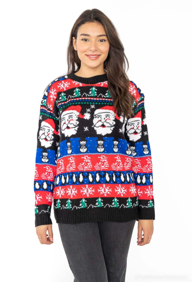Wholesaler Sumel - Santa Claus Christmas Sweater PATTERN REFERENCE 4SANTA Snowman Penguin