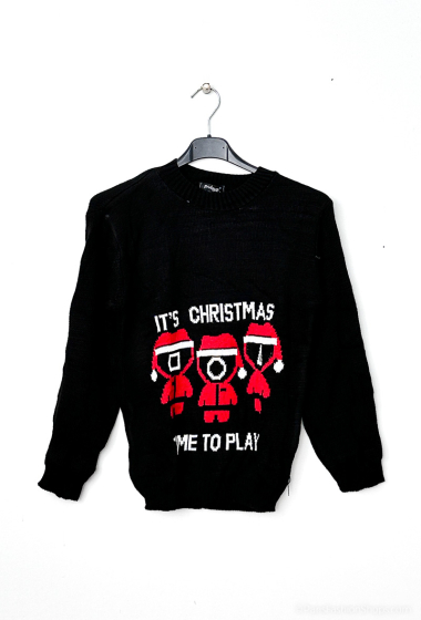 Wholesaler Sumel - CHILDREN'S Christmas Sweater Christmas Game