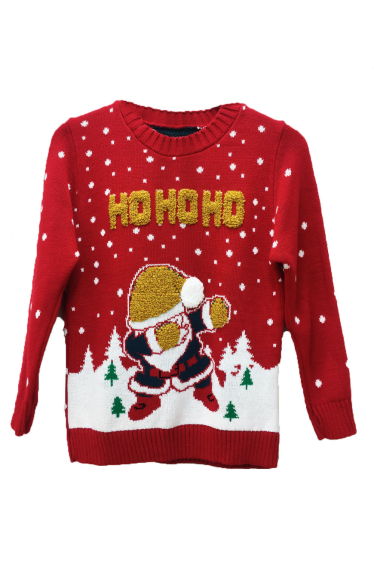 Wholesaler Sumel - Children's Christmas sweater dab hohoho 2023 new arrivals HKIDO_23