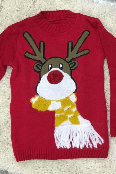 Wholesaler Sumel - Christmas Sweater Child Snow ECHVJENF-SS