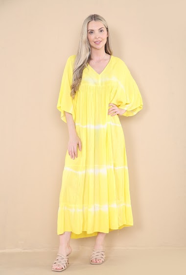 Wholesaler Sumel - Dress Woman tie dye 2023 fashion short sleeve summer noida 7014SS