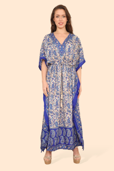 Wholesaler Sumel - Long maxi dress (Caftan) Woman Floral print Summer collection REF-1337
