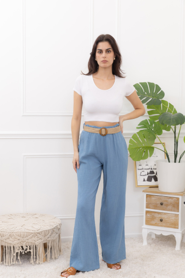 Wholesaler Sun Love - Cotton gauze pants