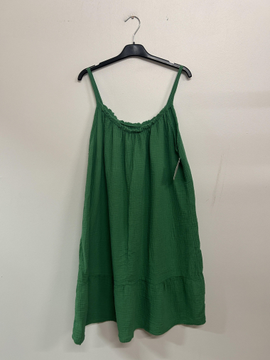Wholesaler Sun Love - Cotton gauze strap dress