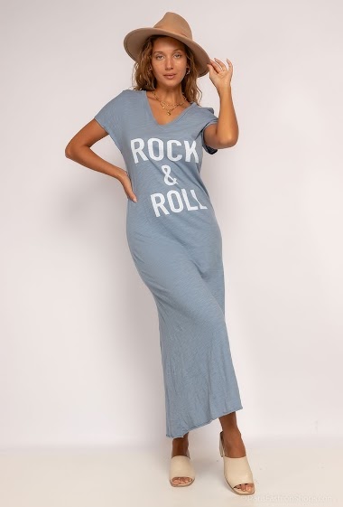 Wholesaler Sun Love - Printed dress ROCK ROLL