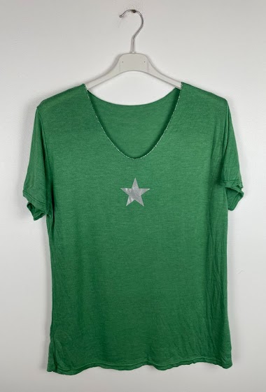 Wholesaler Sun Love - Star-print T-shirt