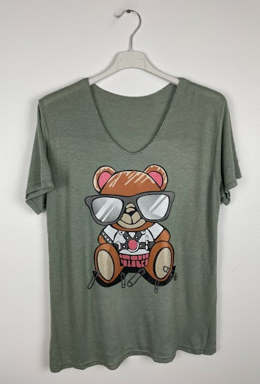 Wholesaler Sun Love - T-shirt with BEAR print