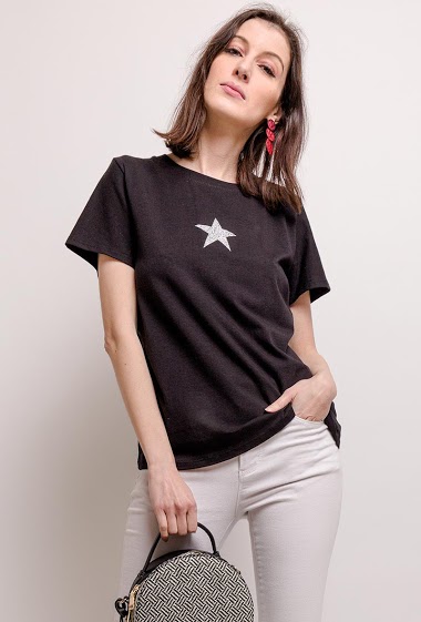 Wholesaler Sun Love - T-shirt with star