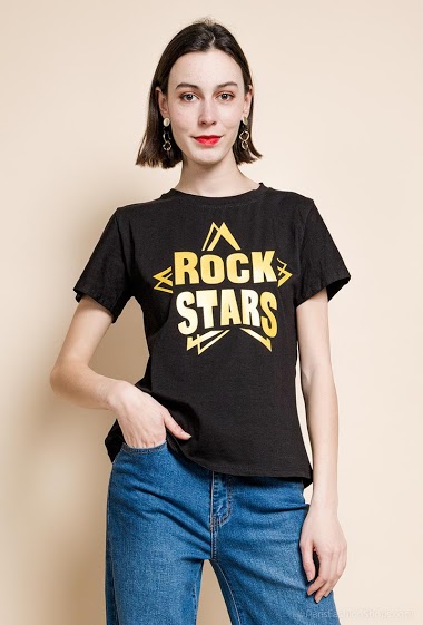 Großhändler Sun Love - T-shirt ROCK STAR