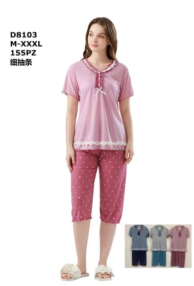 Grossiste JESSYLIA - Pyjama coton