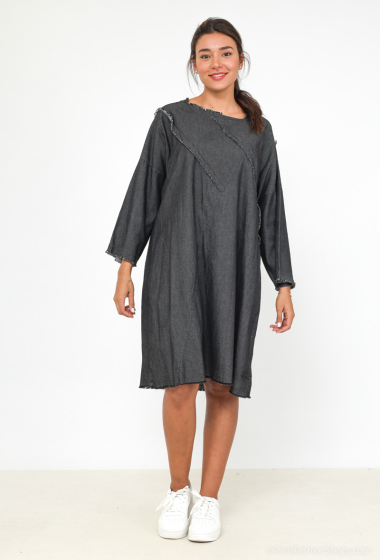 Wholesaler Superbelle - Short denim dress