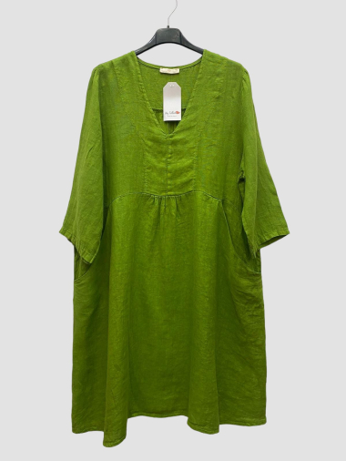 Wholesaler Superbelle - Short linen dresses