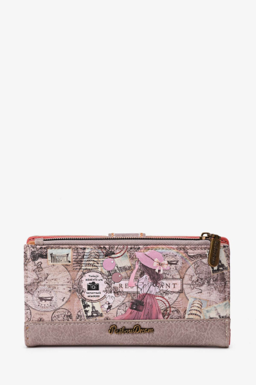 Grossiste SWEET & CANDY - C-158-5-24A Portefeuille porte-monnaie synthétique Sweet & Candy