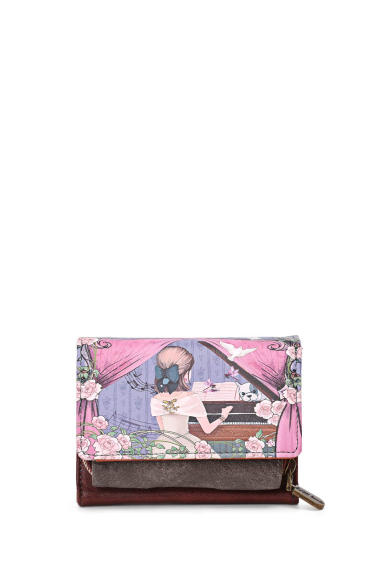 Grossiste SWEET & CANDY - C-173-2-23B Portefeuille porte-monnaie synthétique Sweet & Candy