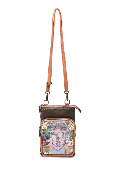 Wholesaler SWEET & CANDY - C-241-23B Sweet & Candy synthetic phone-size crossbody pouch