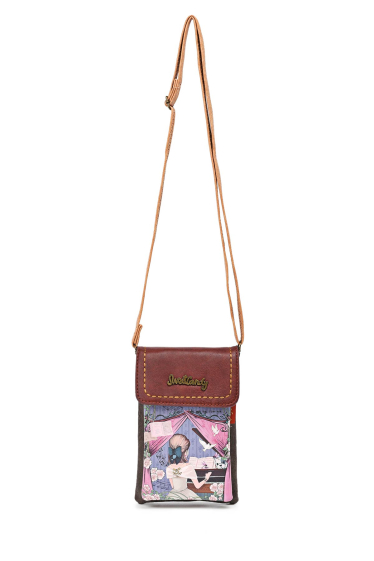 Wholesaler SWEET & CANDY - C-246-23B Sweet & Candy synthetic phone-size crossbody pouch